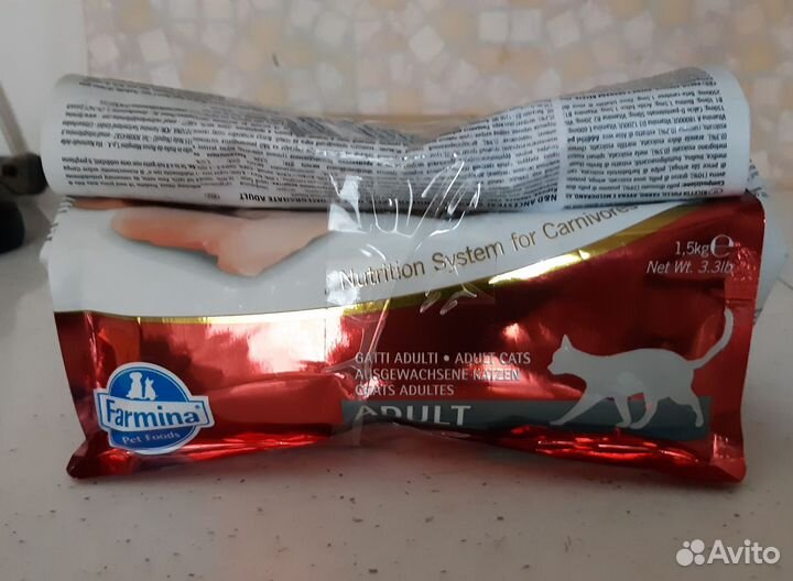 Корм для взрослых кошек Farmina 1,5 кг