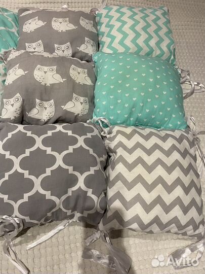 Бортики в детскую кроватку