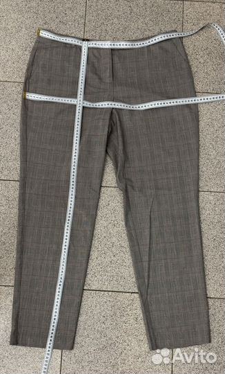 Брюки женские светлые прямые