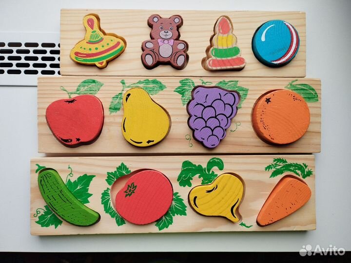 Развивающие игрушки вкладыши томик