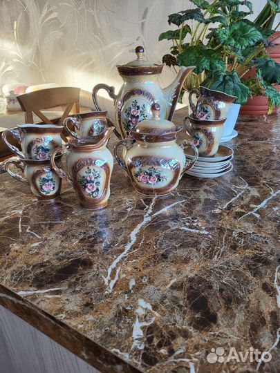Кофейный сервиз фарфор новый