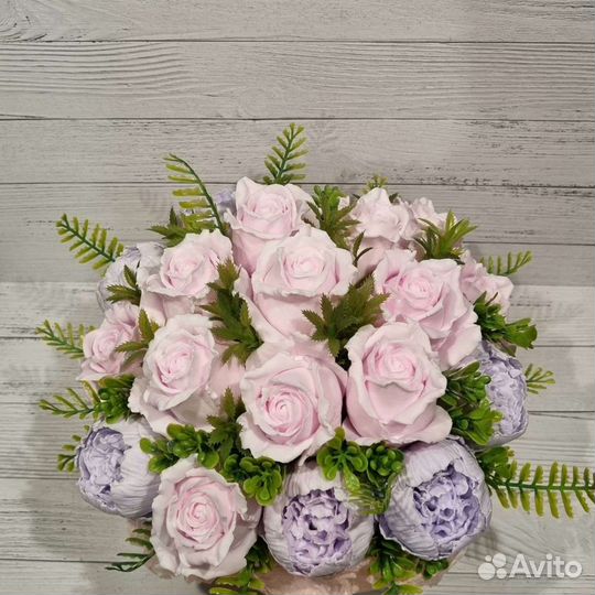 Букет из мыла