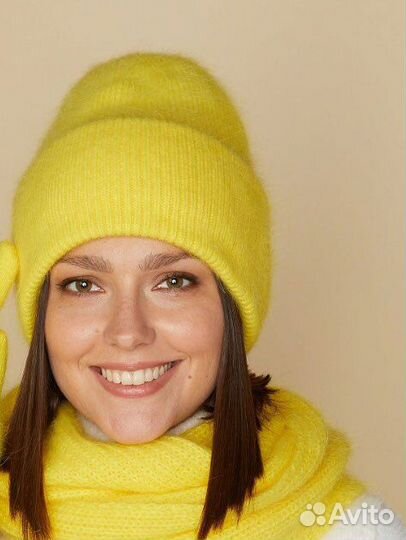 Шапка новая (шерсть+ангора)