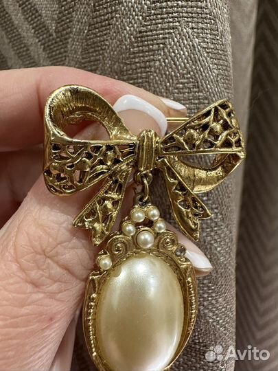 Винтажная брошь США