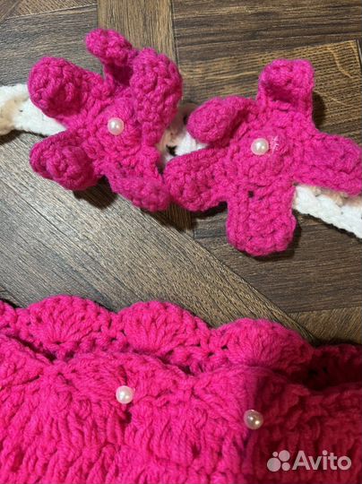 Комплект для фотосессии на девочку 74 размер