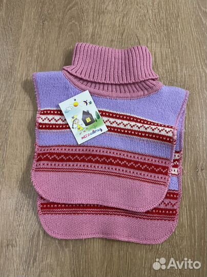 Шапка с шарфом