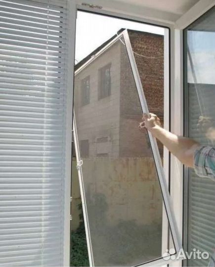 Москитная сетка на окна в день заказа маскитная
