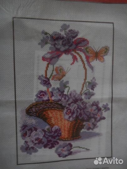 Канва с рисунком для вышивки крестом