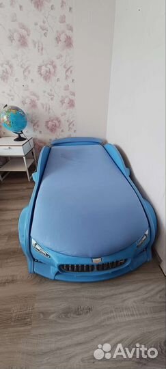 Детская кровать 3D машина