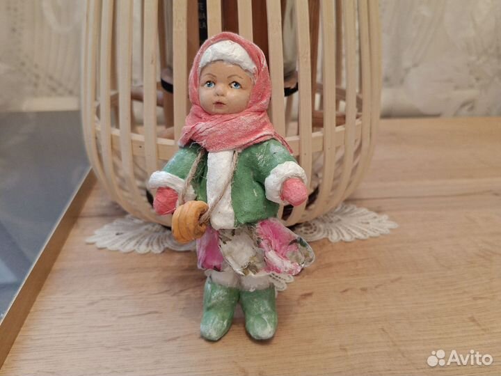 Ватные елочные игрушки