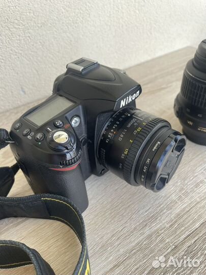 Зеркальный фотоаппарат nikon d90 объектив 1.8 50mm