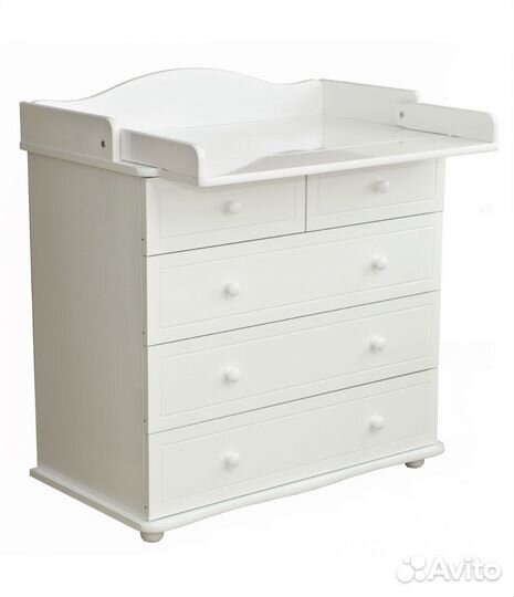 Комод пеленальный Красная Заезда (Мозжга) белый