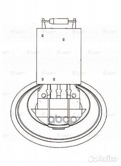 Резистор э/вент. отоп. для а/м VW Polo Sedan (1