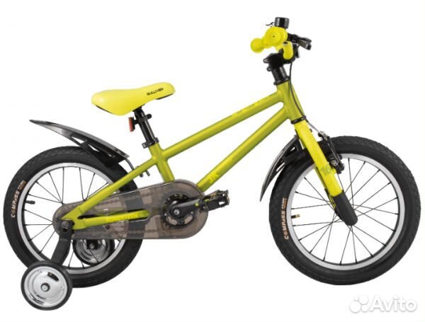 Велосипед 16д tт Gulliver рама AL, зеленый