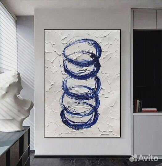 Интерьерные картина маслом абстракция