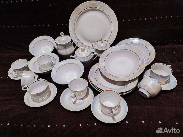 Набор посуды чайный сервиз фарфор