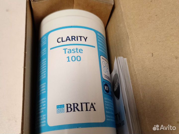 Фильтр для воды brita clarity teste 100