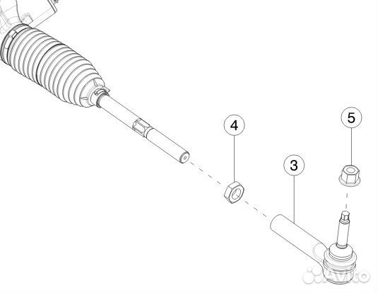 Пыльник, рулевая тяга или наконечник Tesla Model S