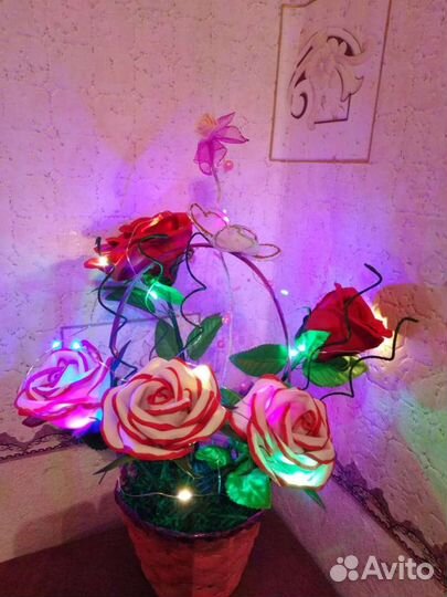 Цветы из фоамирана