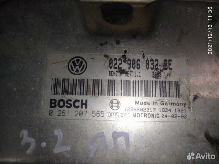 Эбу двигателем 3,2 Volkswagen Touareg 7L 03-07