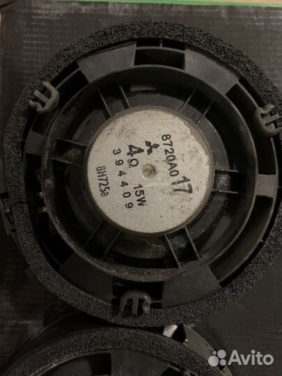 Колонки передние штатные от mitsubishi lancer 10