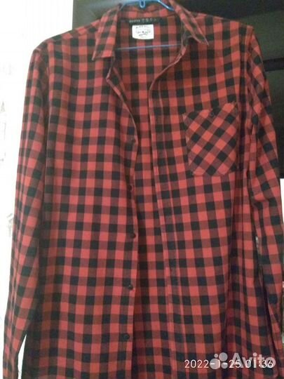 Мужская рубашка в клетку