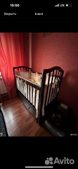 Детская кроватка для малыша бу