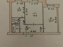 2-к. квартира, 51,3 м², 2/9 эт.