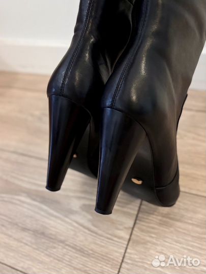 Сапоги кожаные женские