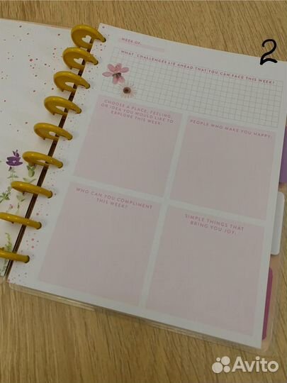 Блокноты и наполнение фирмы Happy Planner