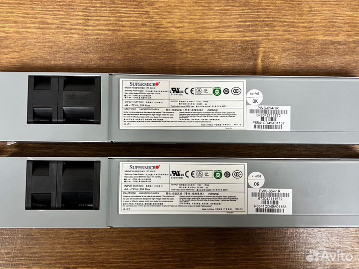 Блок питания Supermicro PWS-654-1R