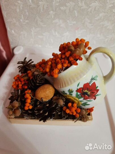 Осенний топиарий или осенняя поделка