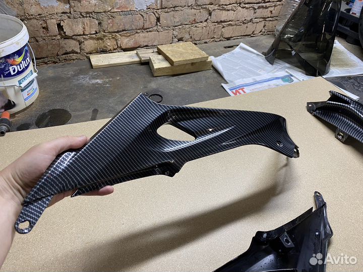 Накладки на бак на bmw s1000rr 2015-2018