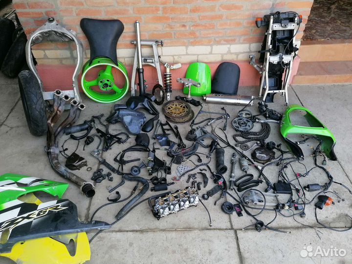 Kawasaki zx6 98 02 Разбор Запчасти