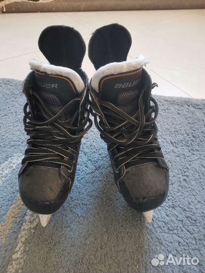 Хоккейные коньки bauer 33.5