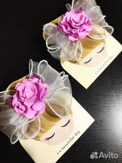 Резинки для волос ручной работы