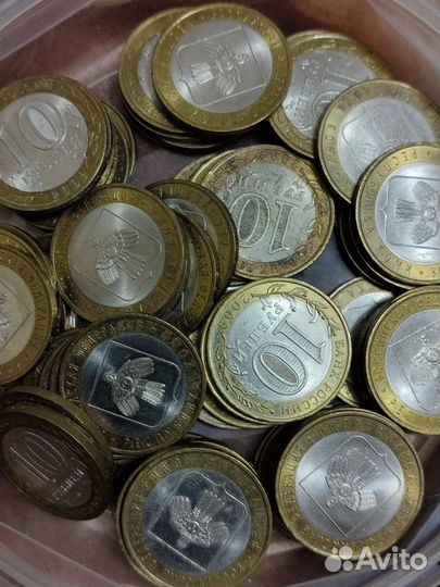 10 рублей биметалл