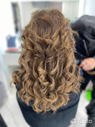 Окрашивание волос, стрижки, сложное окрашивание