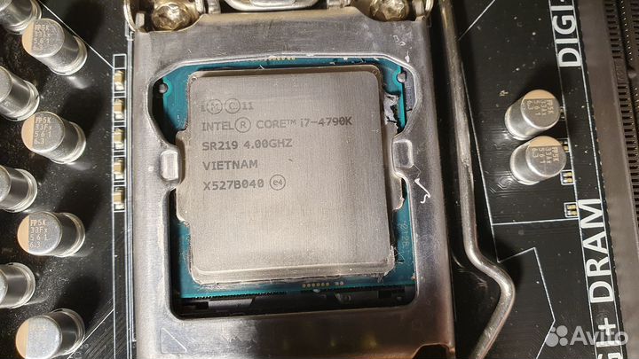 Комплект asus Z87-deluxe, Core i7 4790K, 16Gb