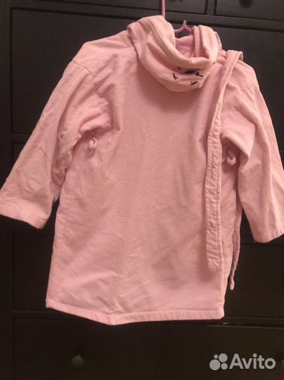 Халат для девочки махровый