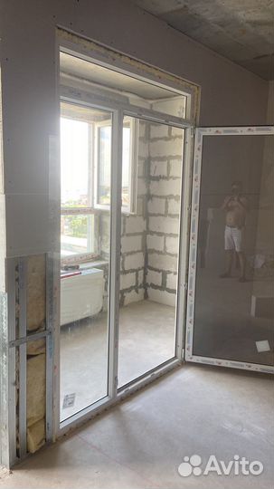 Балконный блок с дверью