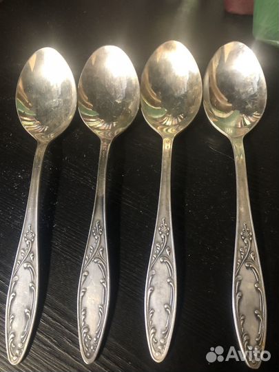 Мельхиоровые ложки и вилки СССР