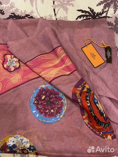 Шелковый платок hermes