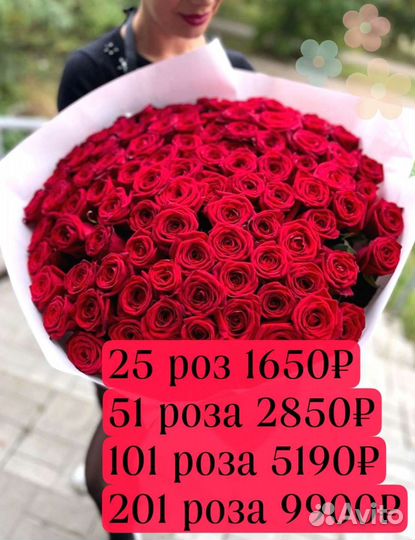 101 Роза Букеты 31 51 101 Роза