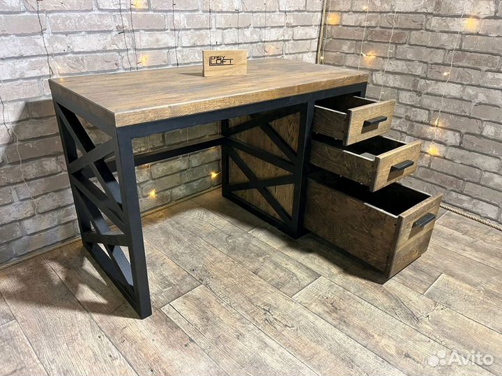 Письменный стол лофт loft table L-66