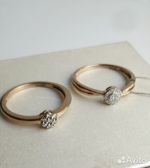 Кольцо с бриллиантом