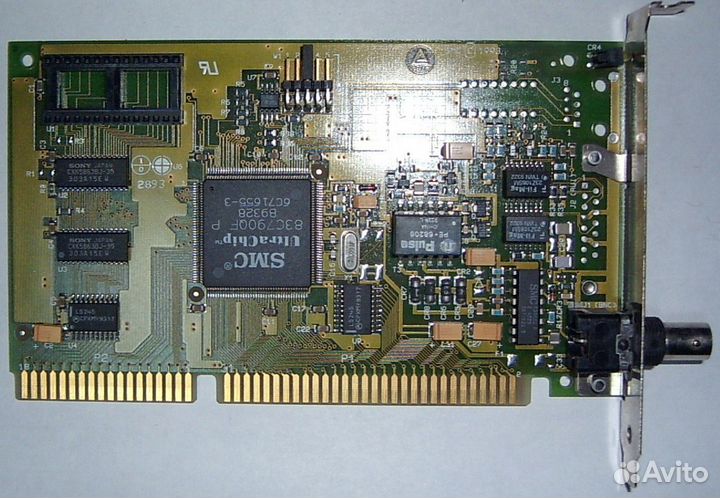 Сетевые карты Ethernet 10 Мбит/с 16 bit ISA
