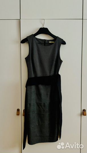 Платье серое женское