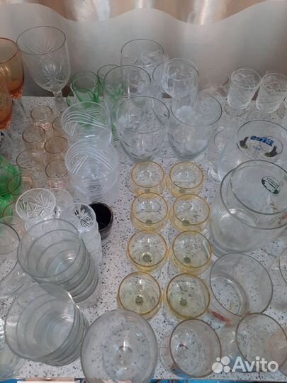 Рюмки, фужеры, бокалы, стаканы