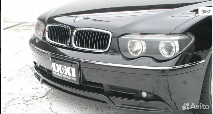 Орегинальный сполер губа ikki для bmw e65 e66